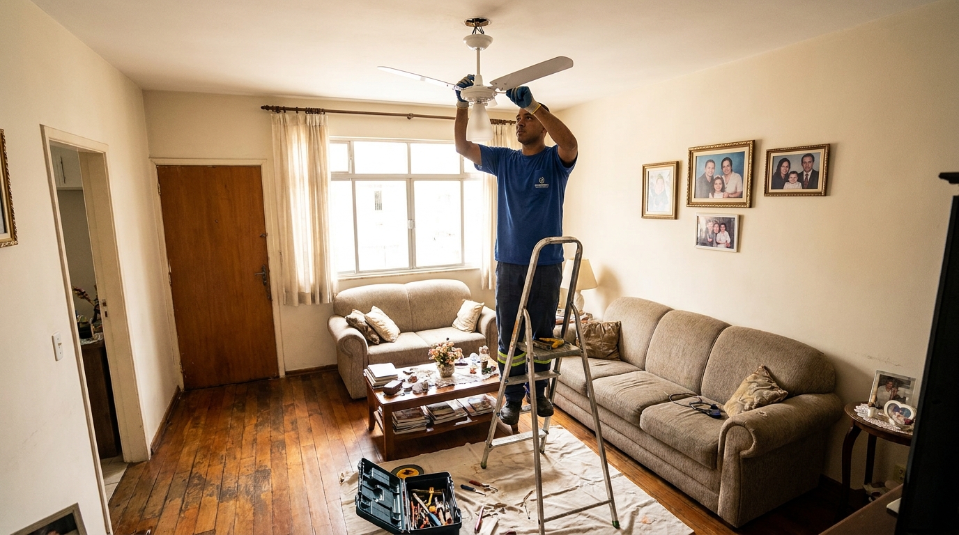Substituição de Ventilador em Porto Alegre‑RS